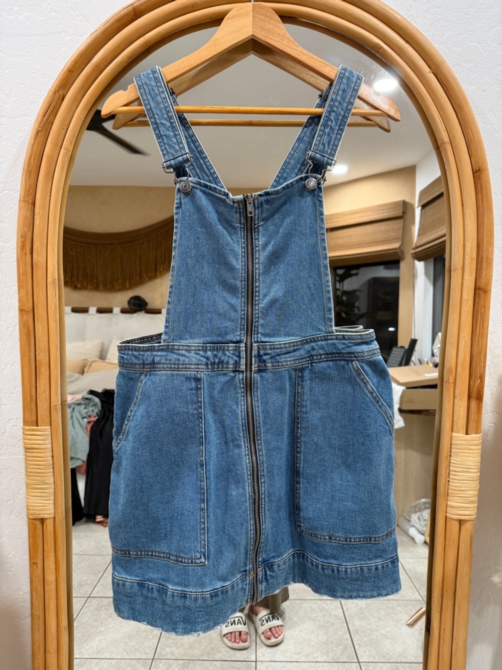 Target Blue Denim Mini Overall Dress